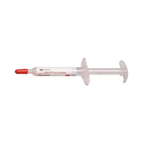 3M ESPE 7614TRT RelyX Veneer Cement System Try-In Paste Syringe Translucent 3 Gm EXP Sep 2023