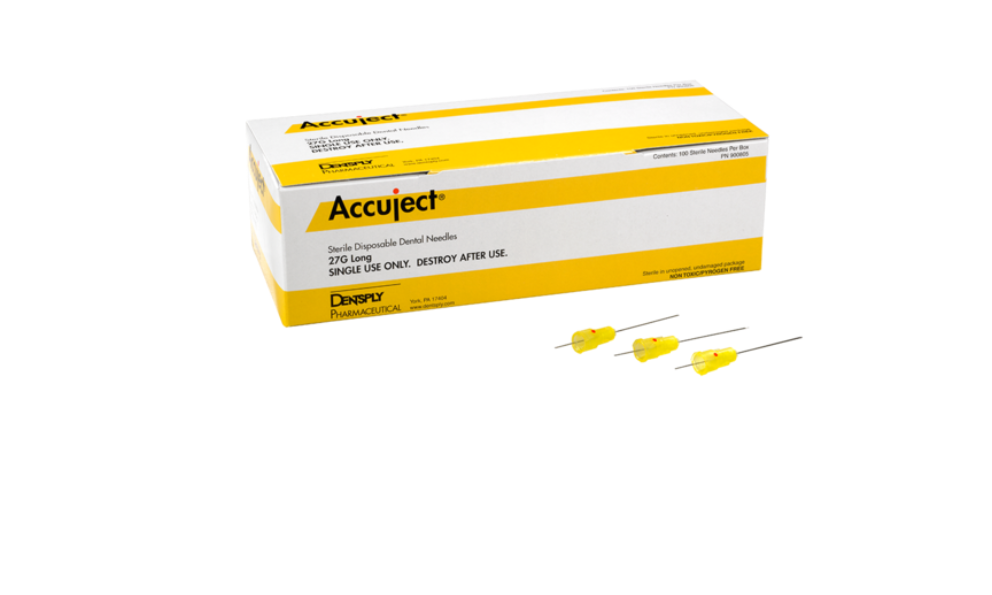 Dentsply 900805 Accuject 27G Long Needle 100/Pk