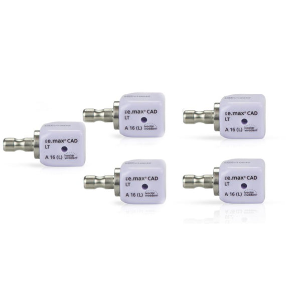 Ivoclar Vivadent 644394 IPS e.max CAD inLab CEREC Dental Blocks LT C2 A16(L) 5/Pk