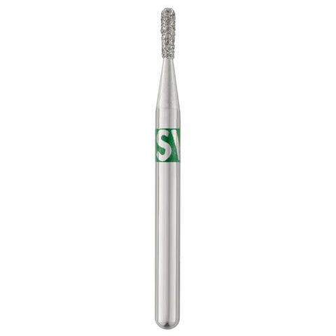 SS White 830-012C Piranha FG Friction Grip Pear Shaped Coarse Grit Diamond Burs 25/Pk