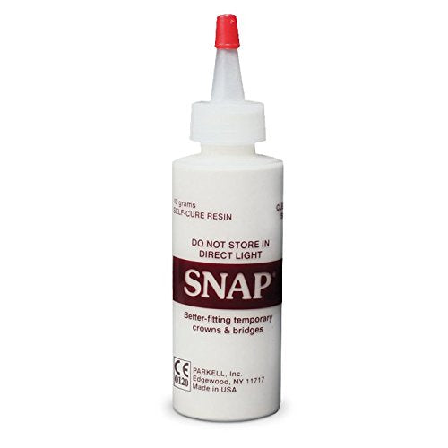Parkell S429 SNAP Temporary Crown & Bridge Material Acrylic Powder Clear 40 Gm