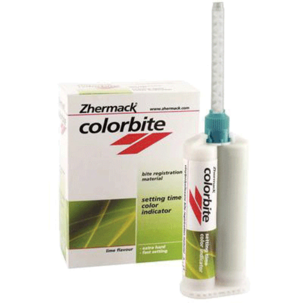 Zhermack C200750 Colorbite D Bite Registration Material Fast Set Cartridges 2/Pk 50 mL