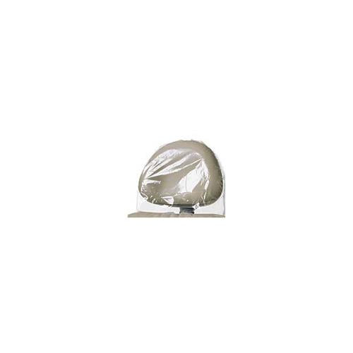 Filmtech 501L Brixton Plastic Clear Headrest Disposable Cover 10