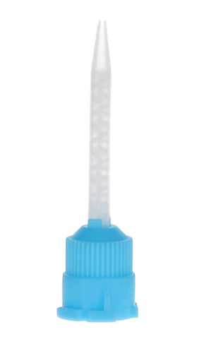 House Brand Dentistry 100616 Mixing Tips T-Style Temporary Crown & Bridge Material Light Blue 50/Pk