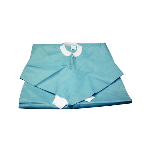 ValuMax 3660TEM Extra-Safe Knee Length Lab Coats Teal Medium 10/Pk