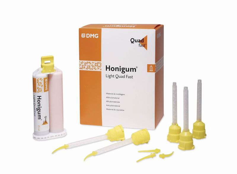 DMG 999639 Honigum Light Body QuadFast Impression Material Honey 25 mL 4/Pk EXP Jan 2023