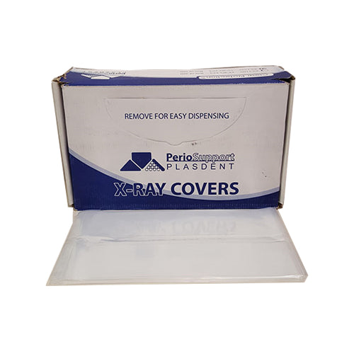 Plasdent PS1105 X-Ray Head Sleeve Covers 15" x 26" Plastic Clear 500/Pk