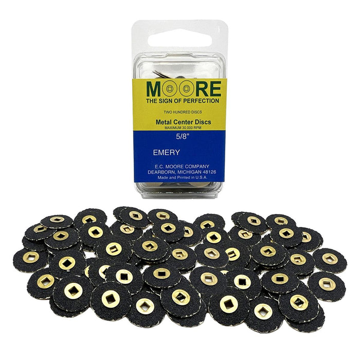 EC Moore BC-58-EMBB Paper Discs Brass Center 5/8