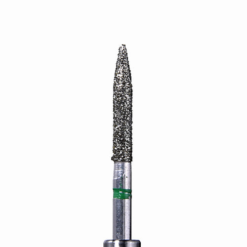 Mydent 863-016C Defend FG Friction Grip Flame Shaped Coarse Grit Diamond Burs 10/Pk