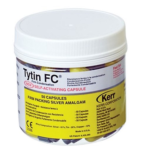 Kerr Dental 29993 Tytin FC Caps Fast Set 2 Spill 50/Jr
