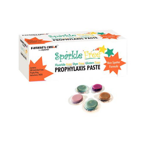 Crosstex UPSFCS Sparkle Free Prophy Paste Cups Spearmint Coarse 200/Pk