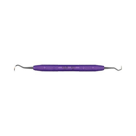 PDT R111 Cruise Line H5/33 Double End Sickle Scaler Purple Resin Handle