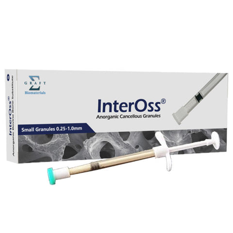 InterOss IOLGS050 Anorganic Cancellous Granules Syringe 1.0-20mm 0.50cc