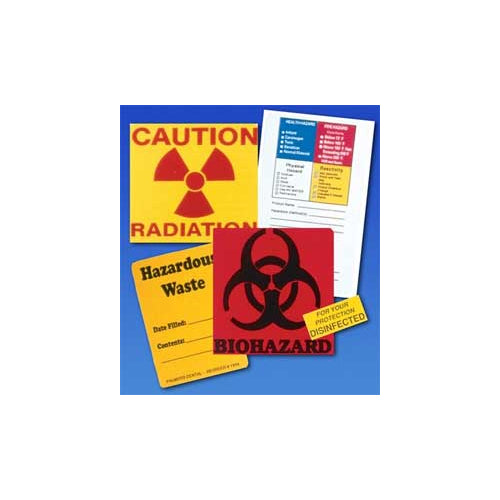 Palmero 3549 OSHA Hazardous Labels Value Kit Includes 1957 1958 1959 1960