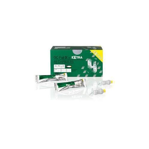 GC 425042 Fuji IX GP Extra Packable Resin Reinforced Glass Ionomer Capsules A2 48/Bx