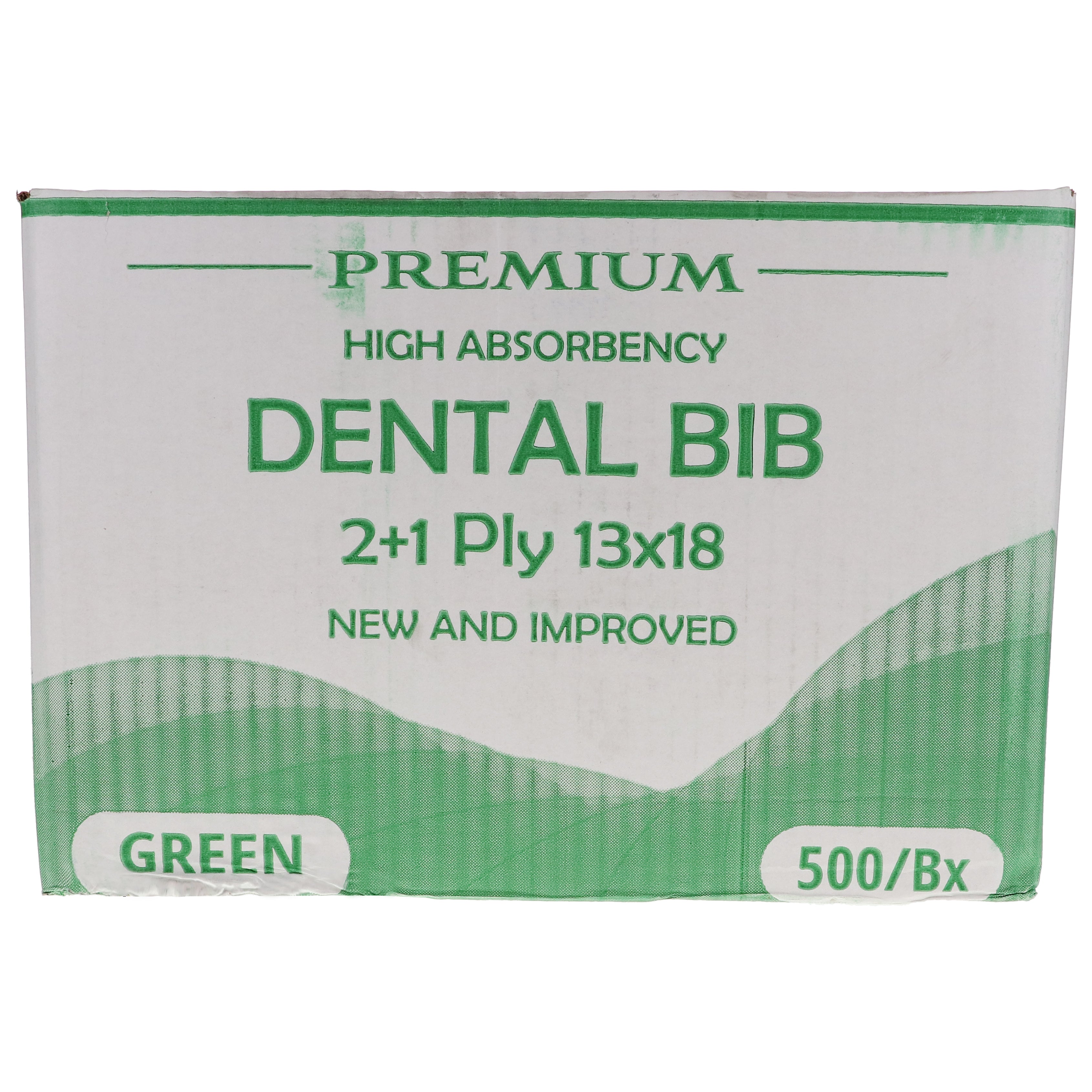 House Brand Dentistry 109215 Dental Patient Bibs 2+1 Ply 13