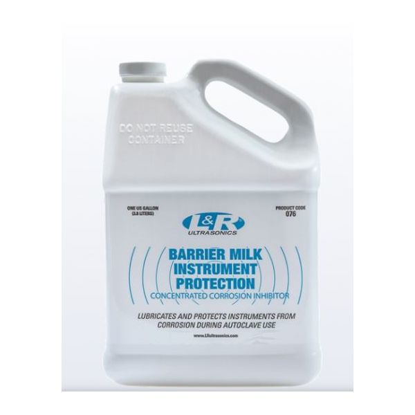 L&R 076 Barrier Milk Concentrate Instrument Protection Solution 1 Gallon