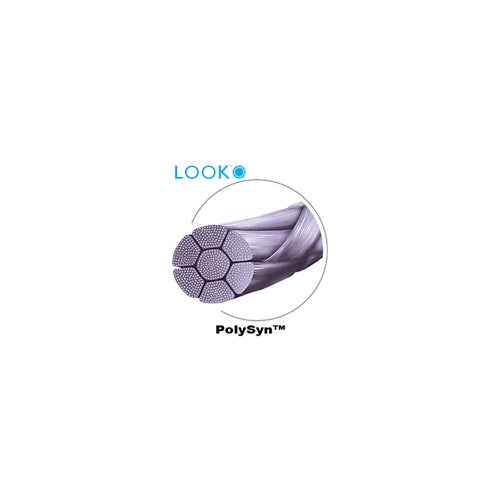 Look 317B PolySyn Violet Braided Absorbable Sutures T Tapered 2/0 1/2 Circle 27