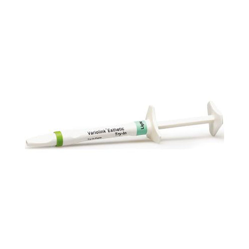 Ivoclar Vivadent 666113 Variolink Esthetic Try-In Paste Syringe 1.7 Gm Light