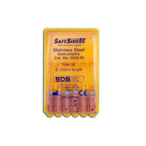 Essential Dental Systems 5031-08 SafeSiders Reamers Stainless Steel 31mm #08 6/Pk