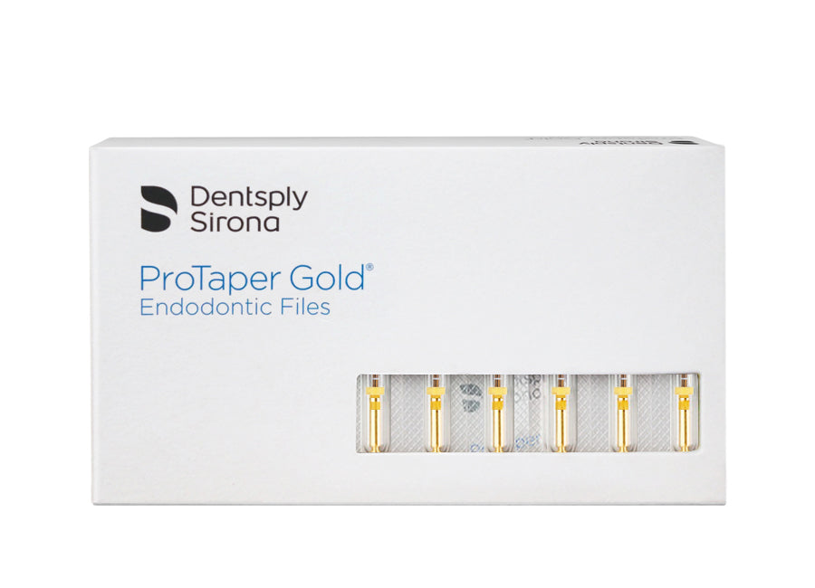 Dentsply A0411225G0203 ProTaper Gold Rotary Files 25mm F2 6/Pk