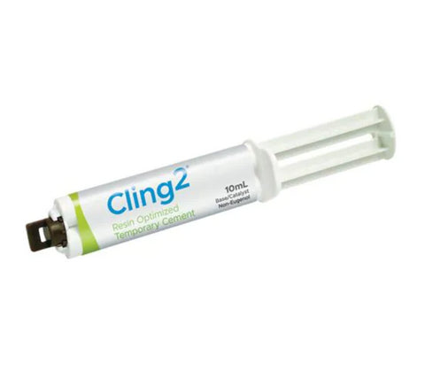 Clinician's Choice 158910 Cling2 Temporary Dental Cement Optimized Resin Syringe 10mL EXP Apr 2025