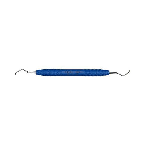 PDT R067 Cruise Line Columbia 4L/4R Double End Curette Blue Resin Handle