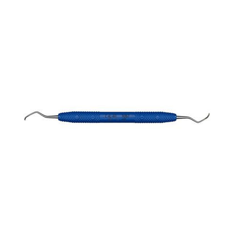 PDT R067 Cruise Line Columbia 4L/4R Double End Curette Blue Resin Handle