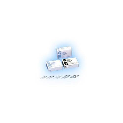 Miltex Integra 4-115 Sterile Carbon Steel Surgical Scalpel Disposable Blades #15 100/Bx