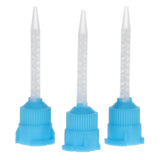 House Brand Dentistry 100616 Mixing Tips T-Style Temporary Crown & Bridge Material Light Blue 50/Pk