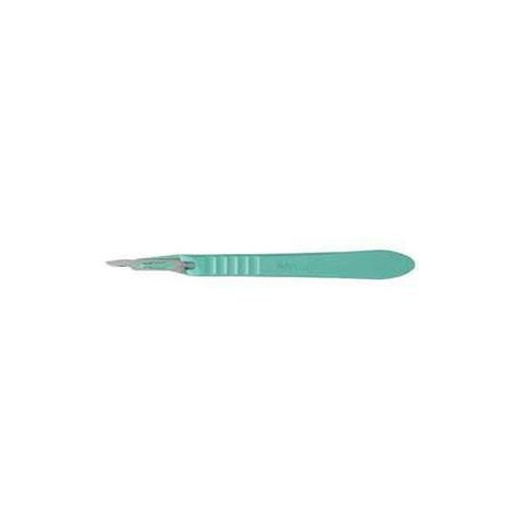 Miltex Integra 4-415 Disposable Sterile Scalpels with #15 Stainless Steel Blade 10/Bx