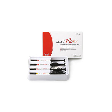 Vericom FR102-A1KIT DenFil Flow Flowable Composite Syringe Kit A1 4/Pk 2 Gm