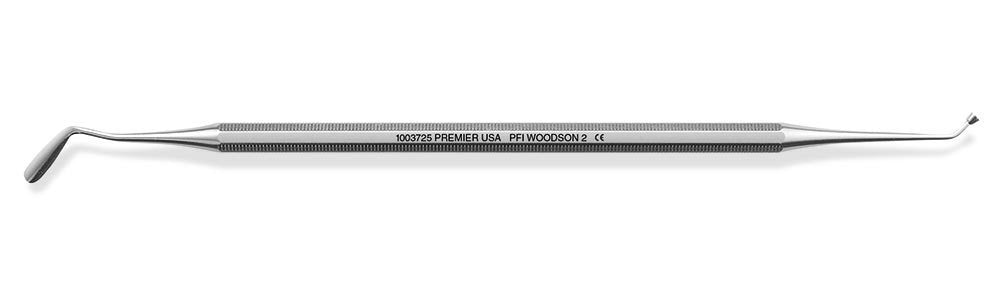 Premier Dental 1003725 #2 Woodson Plastic Double End Filling Instrument Regular Handle