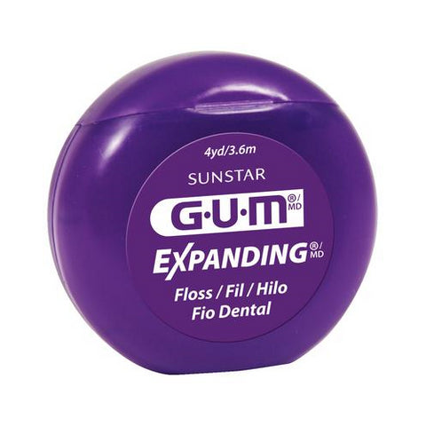 Sunstar Butler 2030A GUM Expanding Premium Dental Floss 4 Yards 144/Bx