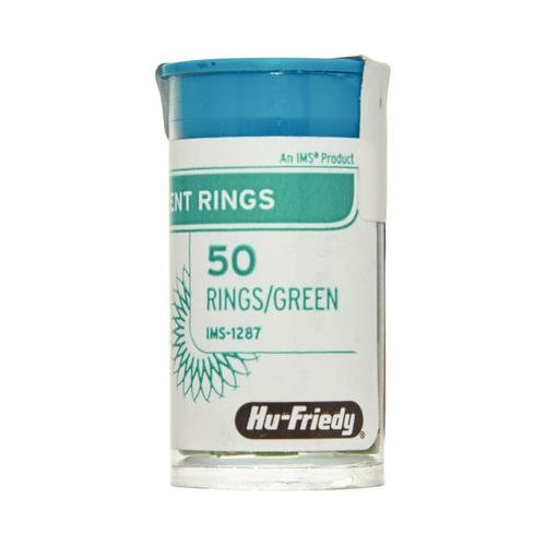 Hu-Friedy IMS-1287 Color Code Instrument Organizer Rings Regular Green 50/Pk