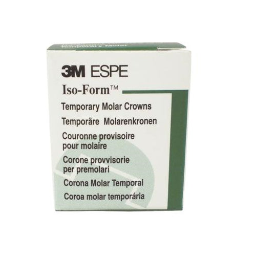 3M ESPE U-71 Iso-Form Tin Silver Alloy Crowns Upper Left 2nd Molar 5/Bx