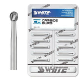 SS White 13008 FG Friction Grip #8 Round Operative Carbide Burs 100/Pk