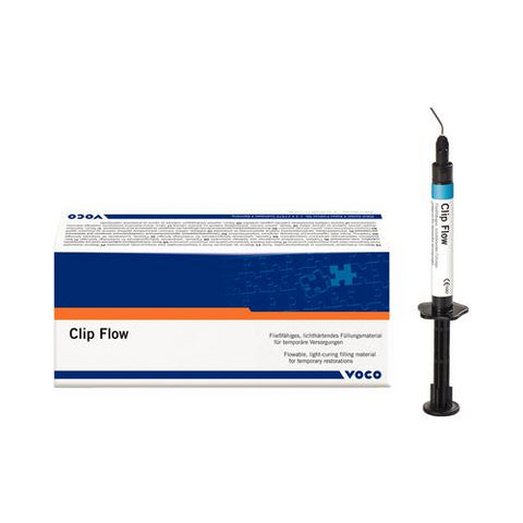 Voco 1282 Clip Flow Temporary Filling Material Syringe 1.8 Gram 2/Pk