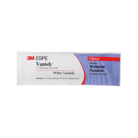 3M ESPE 12149C Vanish 5% White Dental Varnish Cherry 50/Pk