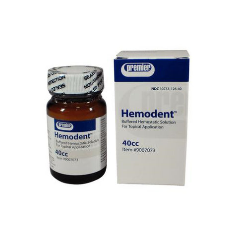 Premier Dental 9007073 Hemodent Liquid Buffered Hemostatic Solution 40cc Bottle