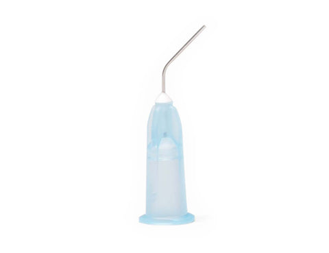 Pulpdent 25B20 Prebent Dental Applicator Dispenser Tips 25 Gauge 0.5" Light Blue 20/Pk