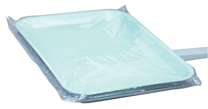 Crosstex BCTS1014 Dental Tray Barrier Sleeves 10.5" x 14" Clear 500/Bx