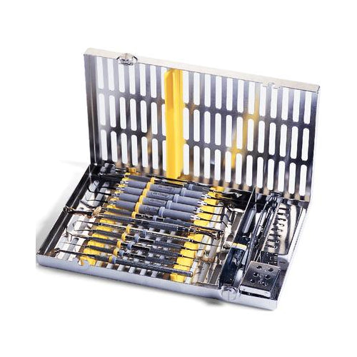 Hu-Friedy IM8125 IMS Signa-Stat Cassette 12 Instrument Cassette Tray Yellow