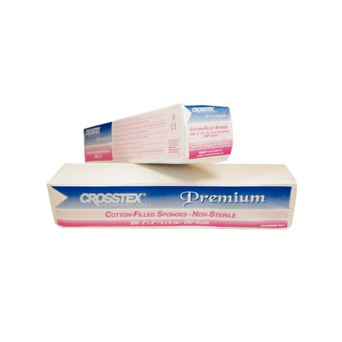 Crosstex International ENCC Gauze Cotton Filled N/S 2x2 8-Ply 5000/Cs