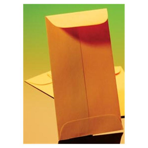 Temrex 3300 X-Ray Coin Envelopes Kraft #3 2.5" x 4.25" Brown 500/Bx