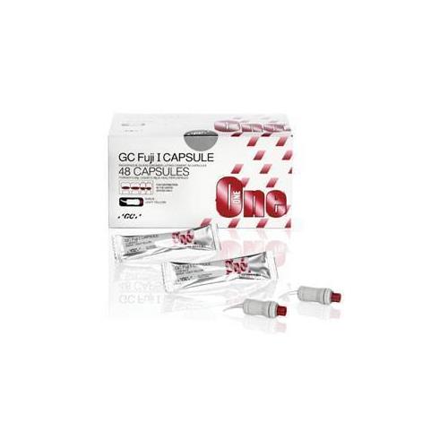 GC 425095 Fuji I Glass Ionomer Luting Cement Capsules Universal Shade 48/Pk EXP Sep 2023