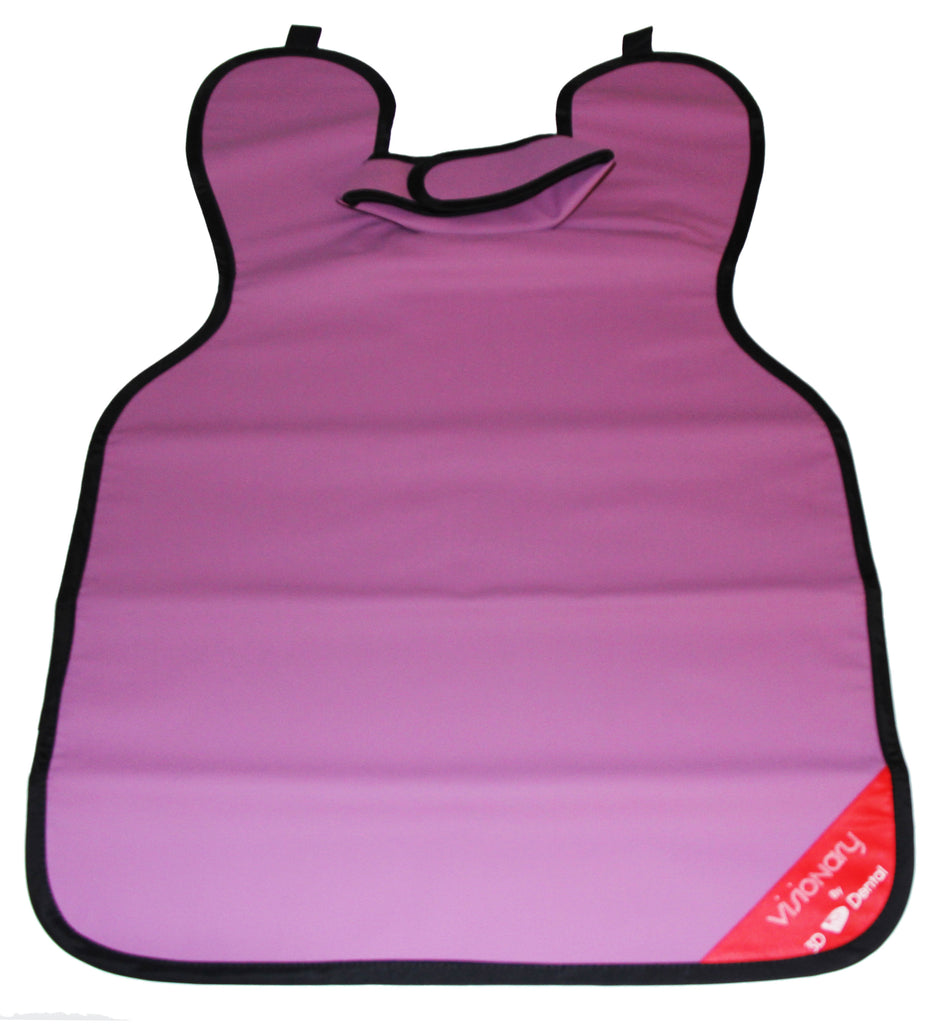 House Brand XAC-AM X-Ray 0.25 Medical Grade Lead Apron Adult With Collar Mauve