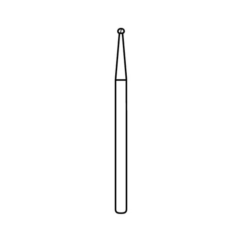 Microcopy FGSL2 NeoBurr FG Friction Grip #2 Surgical Length Round Carbide Burs 25/PK