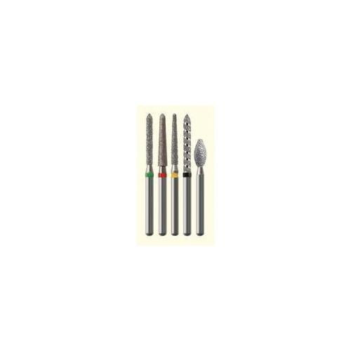 Axis Dental C848-018 NTI FG Friction Grip 848-018 Coarse Flat End Taper Diamond Burs 5/Pk