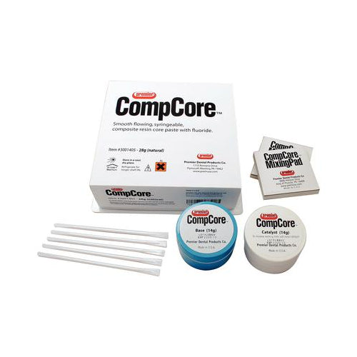 Premier Dental 3001405 CompCore Composite Core Buildup Resin Kit Natural 28 Gm